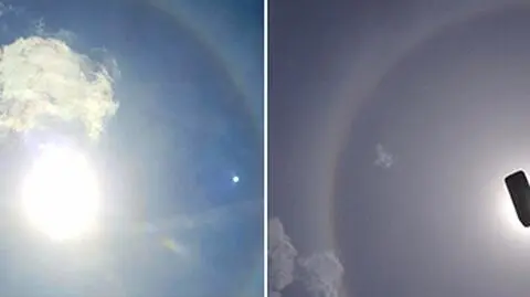Na niebie królowało słońce w aureoli. Wasze zdjęcia halo