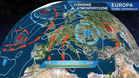 Ciśnienie atmosferyczne nad Europą