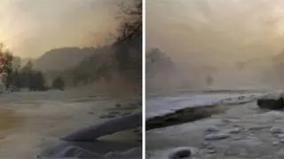 Jak w bajce było w środę rano w Krościenku