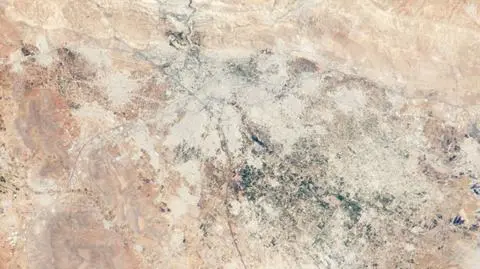 Stolica Syrii w obiektywie satelity