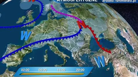 Fronty atmosferyczne nad Europą