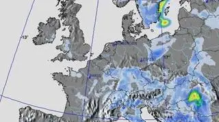 29 lipca, godz. 14 (www.niederschlagsradar.de)