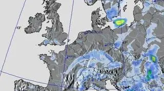 29 lipca, godz. 20 (www.niederschlagsradar.de)