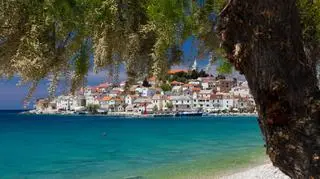 Agnieszka Cegielska w Primoštenie (TVN Meteo/Hubert Matys)