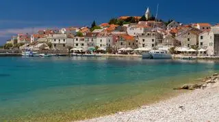 Agnieszka Cegielska w Primoštenie (TVN Meteo/Hubert Matys)