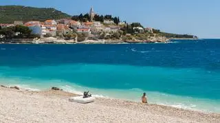 Agnieszka Cegielska w Primoštenie (TVN Meteo/Hubert Matys)