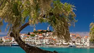 Agnieszka Cegielska w Primoštenie (TVN Meteo/Hubert Matys)