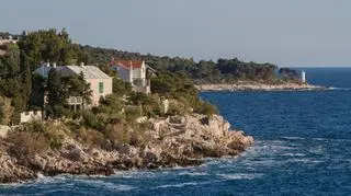 Agnieszka Cegielska w Primoštenie (TVN Meteo/Hubert Matys)