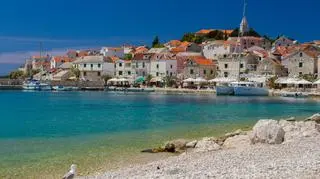 Agnieszka Cegielska w Primoštenie (TVN Meteo/Hubert Matys)