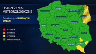 Aktualne ostrzeżenia meteorologiczne IMGW