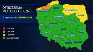 Aktualne ostrzeżenia meteorologiczne IMGW