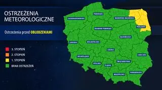 Aktualne ostrzeżenia meteorologiczne IMGW
