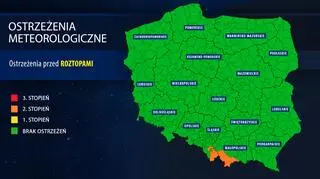 Aktualne ostrzeżenia meteorologiczne IMGW