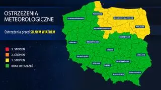 Aktualne ostrzeżenia meteorologiczne IMGW