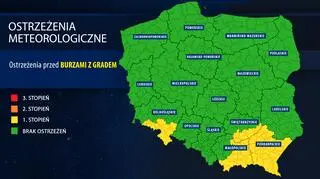 Aktualne ostrzeżenia meteorologiczne IMGW