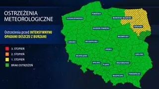 Aktualne ostrzeżenia meteorologiczne IMGW