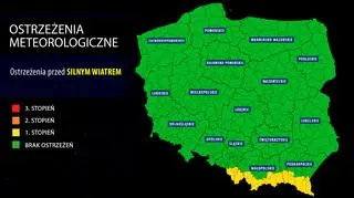 Aktualne ostrzeżenia meteorologiczne IMGW