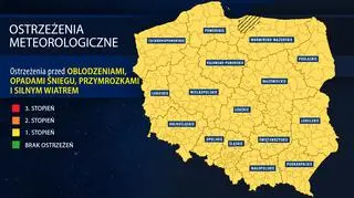 Aktualne ostrzeżenia meteorologiczne IMGW