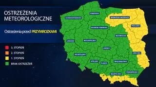 Aktualne ostrzeżenia meteorologiczne IMGW
