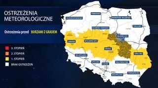 Aktualne ostrzeżenia meteorologiczne IMGW