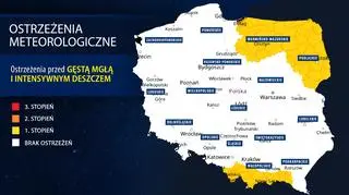 Aktualne ostrzeżenia meteorologiczne IMGW