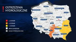 Aktualne ostrzeżenia meteorologiczne IMGW