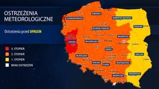 Aktualne ostrzeżenia meteorologiczne IMGW
