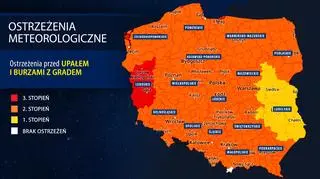Aktualne ostrzeżenia meteorologiczne IMGW