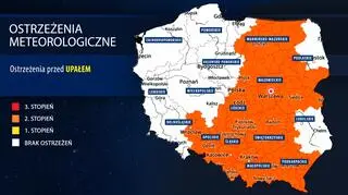 Aktualne ostrzeżenia meteorologiczne IMGW