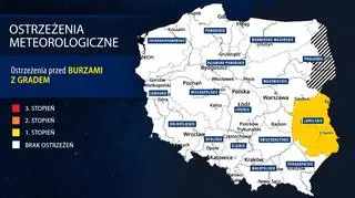 Aktualne ostrzeżenia meteorologiczne IMGW