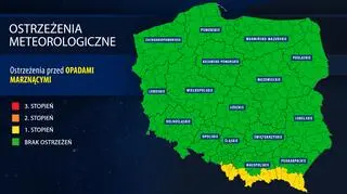 Aktualne ostrzeżenia meteorologiczne IMGW