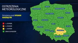 Aktualne ostrzeżenia meteorologiczne IMGW