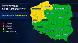 Aktualne ostrzeżenia meteorologiczne IMGW
