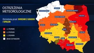 Aktualne ostrzeżenia meteorologiczne IMGW