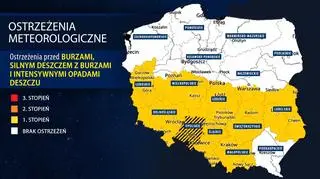 Aktualne ostrzeżenia meteorologiczne IMGW