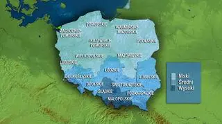 Aktualne stany wód w rzekach