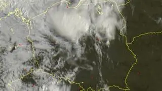 Aktualne zachmurzenie nad Polską / Buienradar/Eumetsat/Met Office