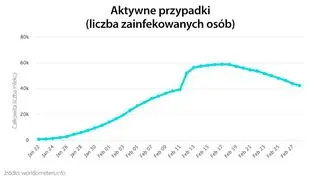 Aktywne przypadki (tvnmeteo