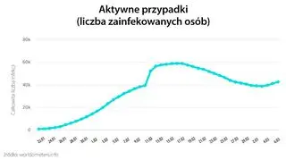 Aktywne przypadki (tvnmeteo
