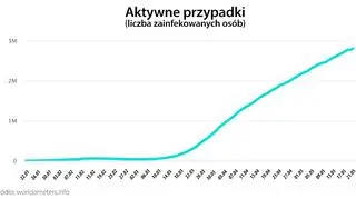 Aktywne przypadki (tvnmeteo