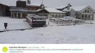 Alpy pod śniegiem (twitter.com)