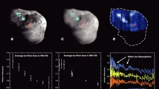 Analiza uderzenia impaktora sondy Deep Impact w kometę Tempel-1 (NASA)
