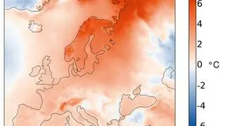 Anomalie temperatury powietrza w listopadzie 2020 (Copernicus Climate Change Service/ECMWF)