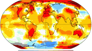 Anomalie temperatury powietrza w paździeniku w 2014 roku na świecie