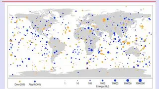 Asteroidy, które rozpadły się w w ziemskiej atmosferze w latach 1993-2013