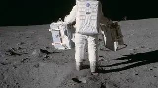 Astronauta Buzz Aldrin na Księżycu (NASA)