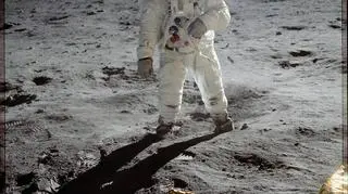 Astronauta Buzz Aldrin na Księżycu (NASA)