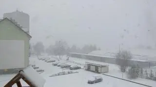 Burza śnieżna nad Tarnowem / Kontakt 24/Radosław