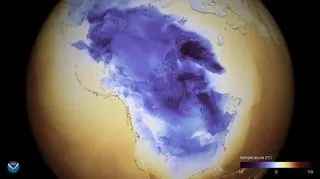 Burza Śnieżna w Stanach Zjednoczonych (PAP/EPA/NOAA / HANDOUT)