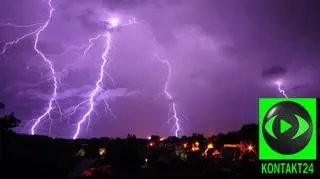 Burza w miejscowości Piechowice w Karkonoszach (Kontakt Meteo/RafalKotylak)